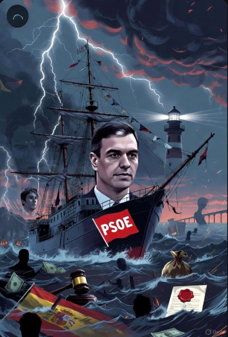 La Agonía lenta de Sánchez: Un Gobierno Desbordado por el Fango
