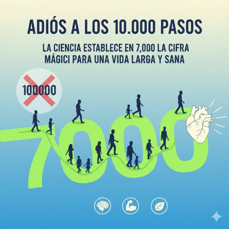 Adiós a los 10.000 pasos: la ciencia establece en 7.000 la cifra mágica para una vida larga y sana
