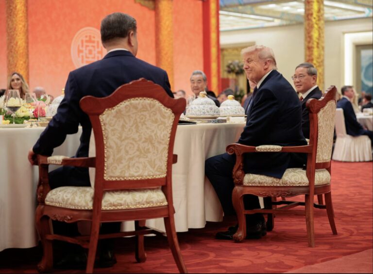 Imágenes del banquete que ofreció Xi Jinping a Donald Trump en su visita a China