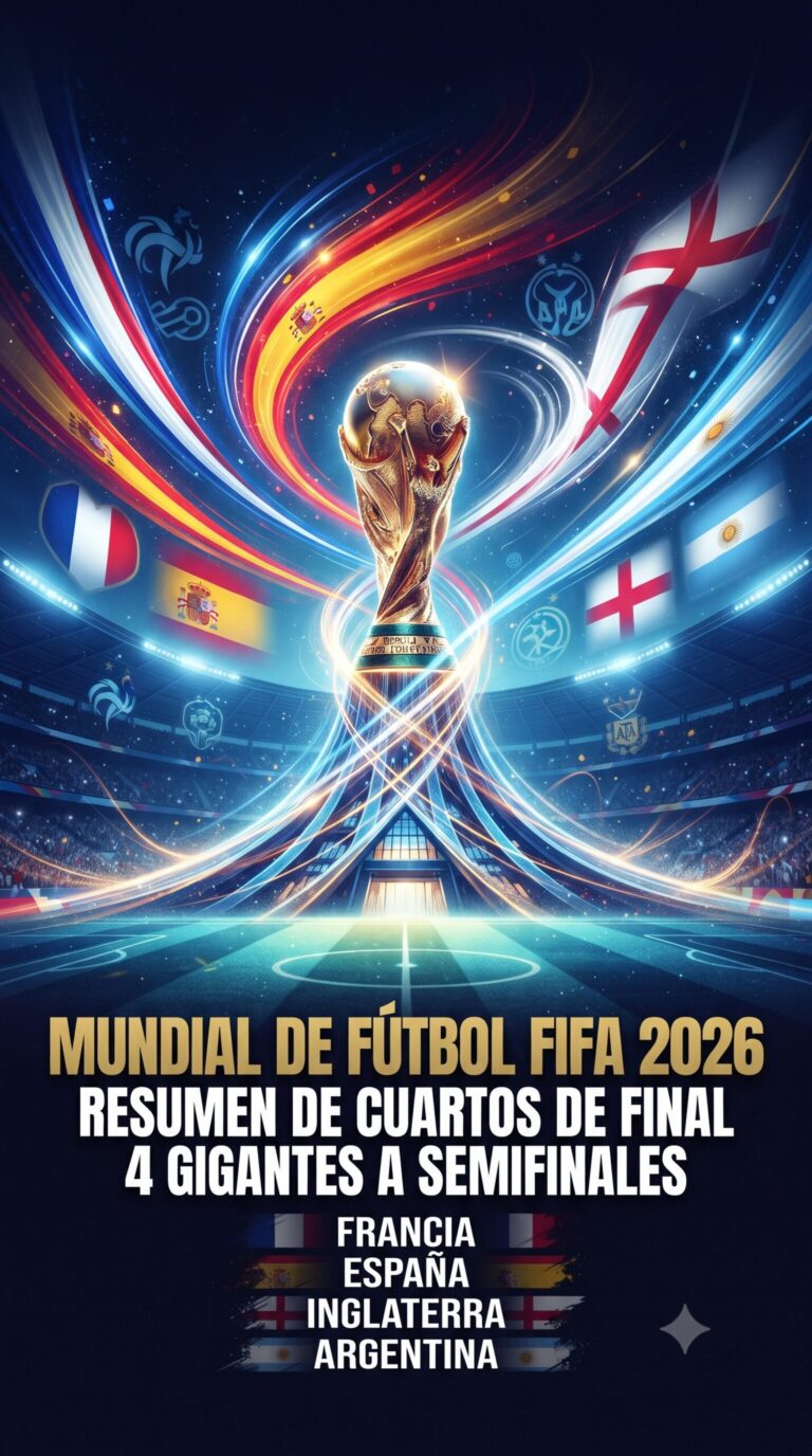 Mundial FIFA 2026 – Resumen de los Cuartos