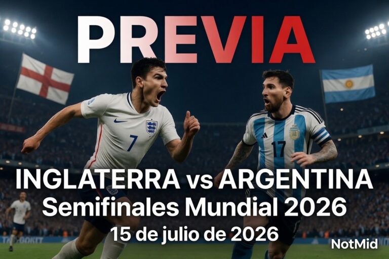 Mundial FIFA 2026 – Inglaterra vs Argentina (La Previa)