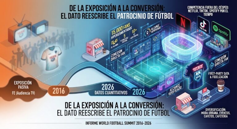 Más allá de la camiseta: el valor real de los patrocinios se mide en datos y experiencias
