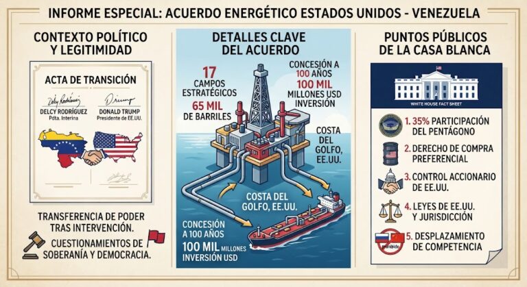 INFORME: Acuerdo Petrolero entre Estados Unidos y Venezuela, Contexto de Legitimidad y Puntos Clave de la Casa Blanca