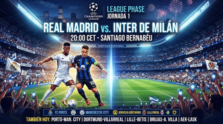 Champions League – Jornada 1 (Día 1)