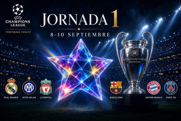 Jornada 1 – Radiografía de los partidos clave en el arranque de la Champions